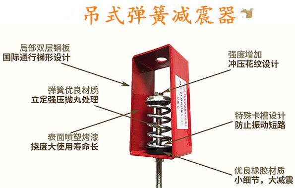 當(dāng)空調(diào)機(jī)組趕上吊式彈簧<a href='http://xinypj.cn' target='_blank'><u>減震器</u></a>
